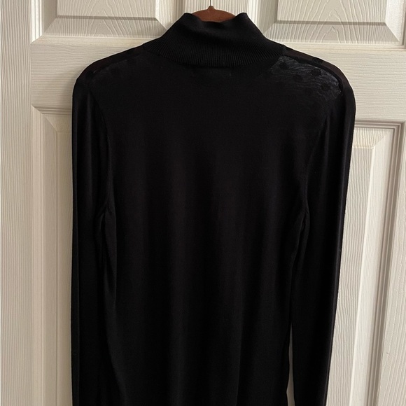 AUGUST SILK~BLACK ~SWEATER/ BLOUSE~NWOT~ M - Picture 4 of 5